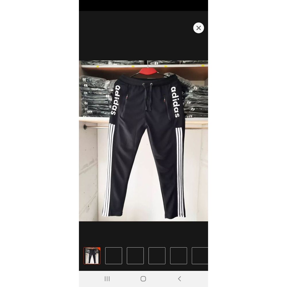 Skinny Rib Cotton Joggers / Trousers & Sweats For Men