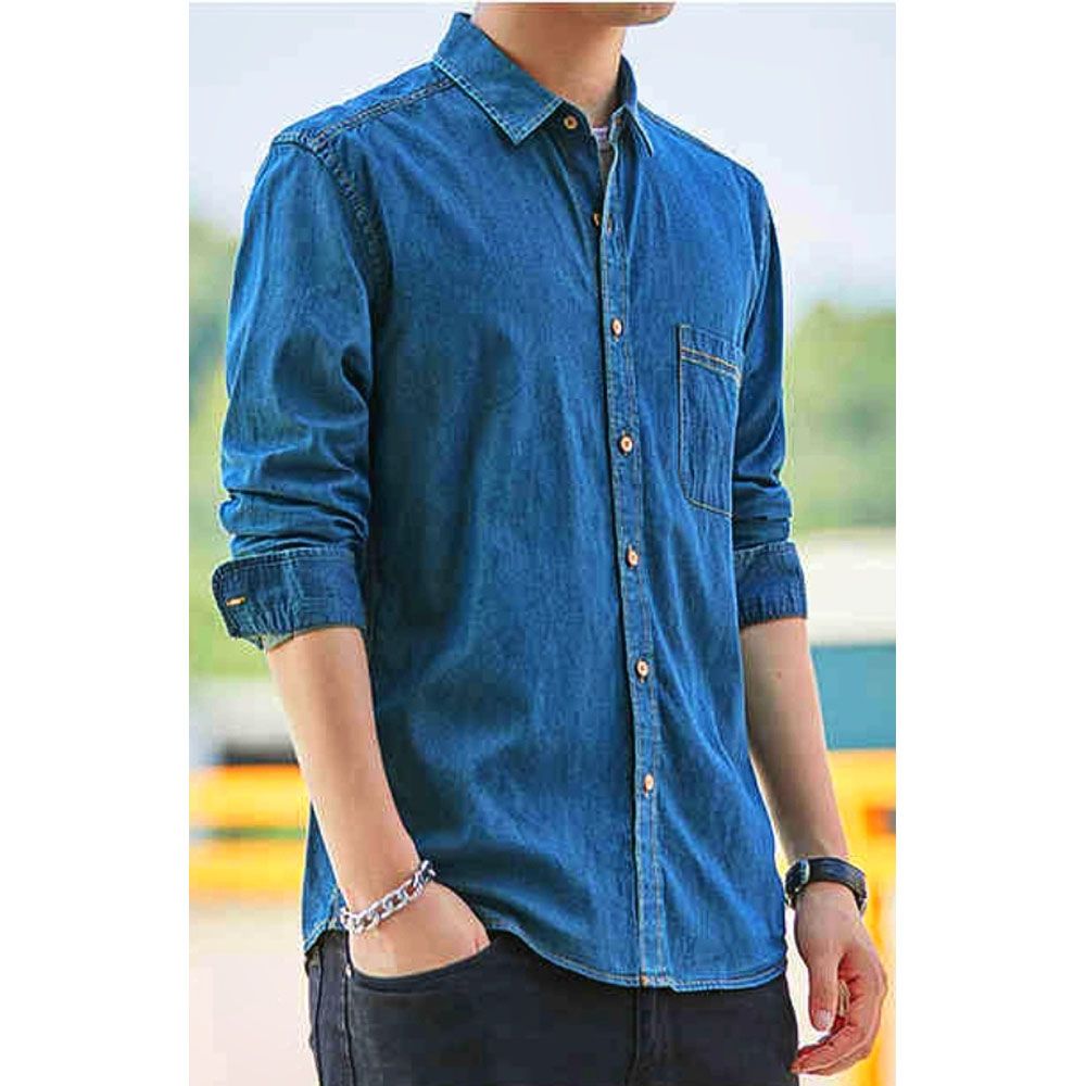 Denim Casual Shirt For Men - Shirt For Men - Shirt