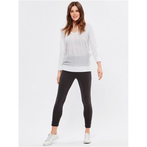 Women's Branded Cotton Stretch Jersey Legging With Wide Waistband