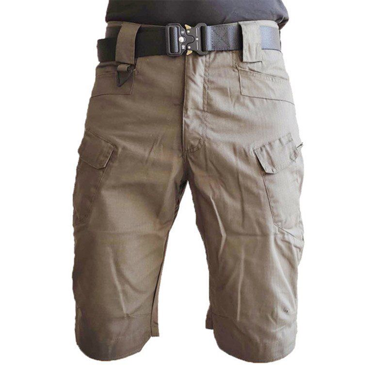 Men's Tactical Pants Cargo Sweatpants Casual Pants Male Sports Multi Pocket Elastic Military Trousers For Men Slim Fit