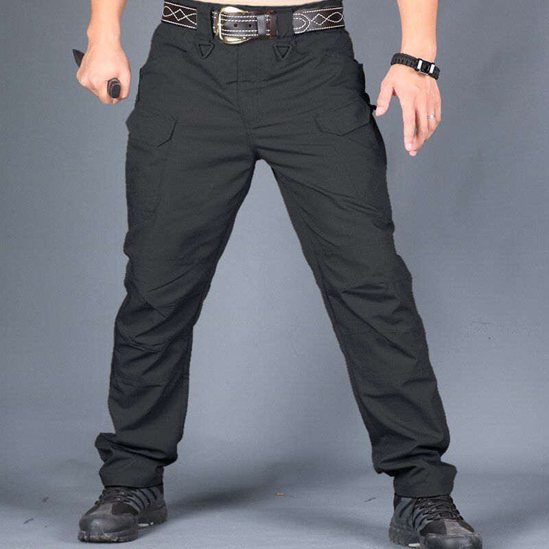 Mens  Tactical Pants City Outdoor Multickets Cargo Pants  Waterproof Quick Dry Plus Size Men  CTrousers