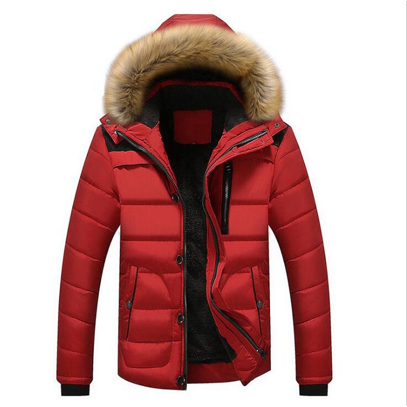 Style Winter Jackets Men's Coats Male Parkas Casual Thick Outwear Hooded Fleece Jackets Warm Overcoats Mens Clothing