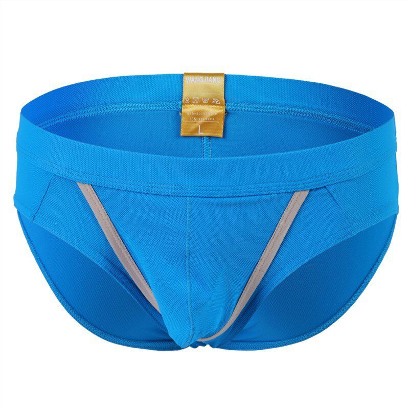 Unique Style Men Breathable Mesh Underpants  Hole Pouch Briefs Sexy Lingerie hombre Male Panties Cueca