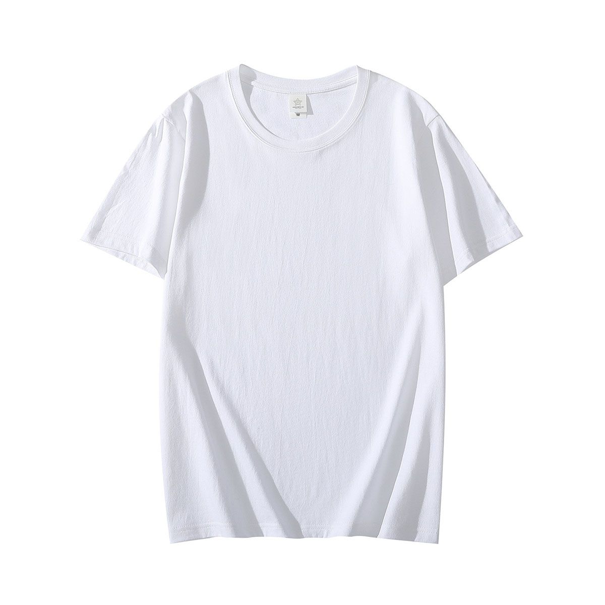 Tee top Shirt Solid Color Basic T Shirt Men Casual O-neck Harajuku Summer Top Korean White Tshirt Big Size 5XL men's t-shirt
