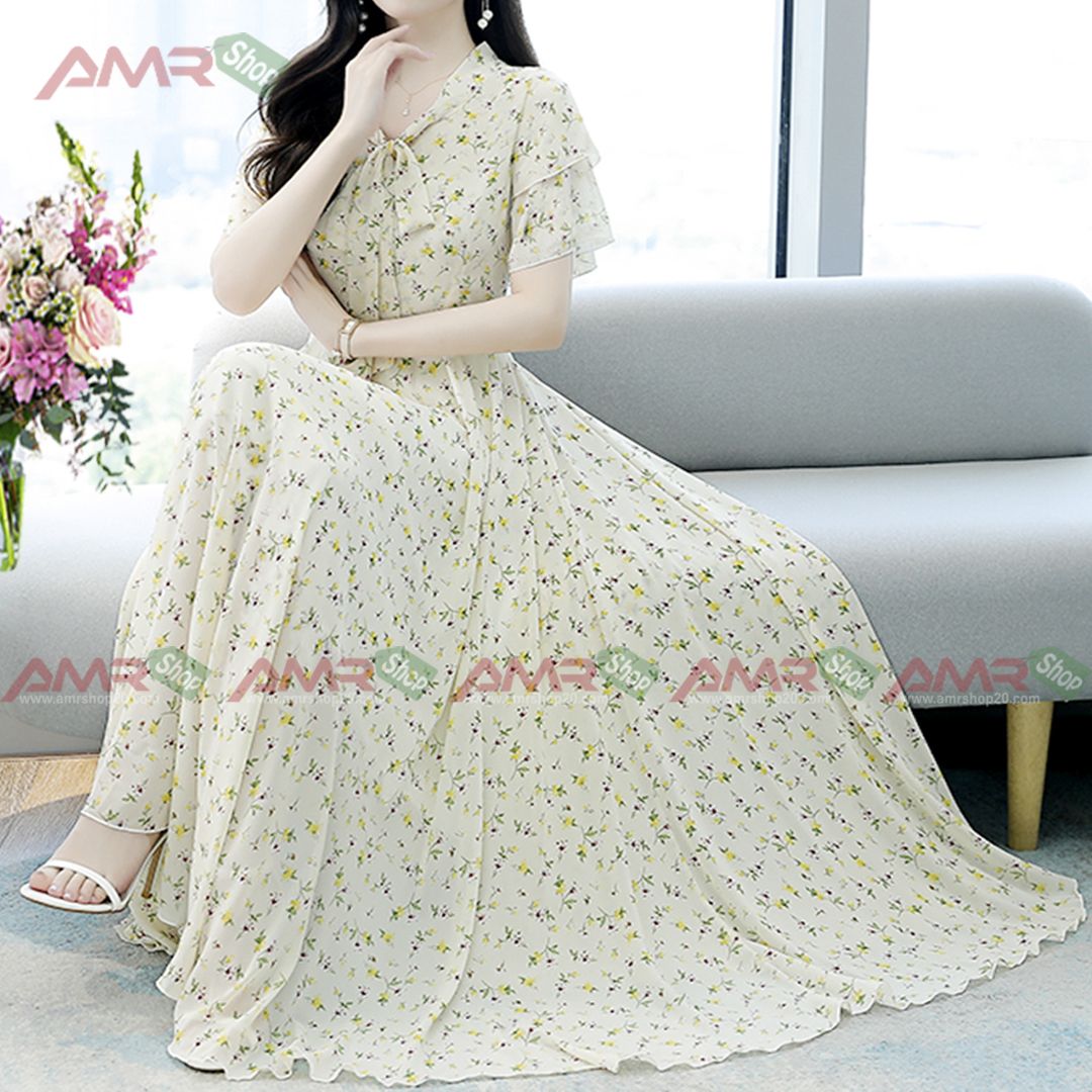 Women Long Dress , Screen Print Double sleeve design Long Kurti, China Linen