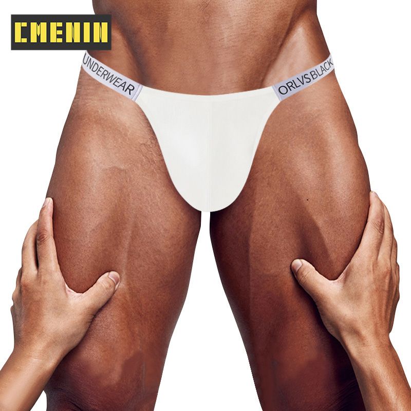 CMENIN Soft ORLVS (1 Pieces) Modal  Men Underwear thongss Mens Jockstrap Breathable Soft thongss And G strings Splice Innerwear OR6107