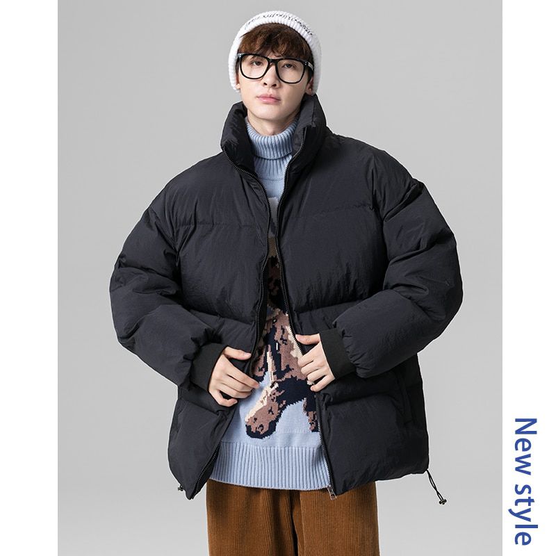 Winter Men’s Jackets Warm Parka Coats Streetwear Men Hop Casual Outwear Thick Fashion Solid Color Woman Coat Overcoat