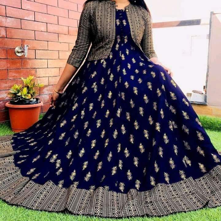 New Exclusive Designed Gown 2 piece Long Kurti Different Koti, Gown Long Kurti for Stylish Women / Girls - Kurti For Girls