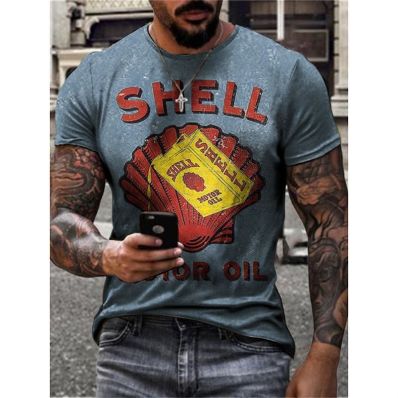 3D print t shirt men Triumph Motorcycle Graphic Harajuku Oversize tshirt Men's Clothing Summer Short Sleeves Male Tops Tees