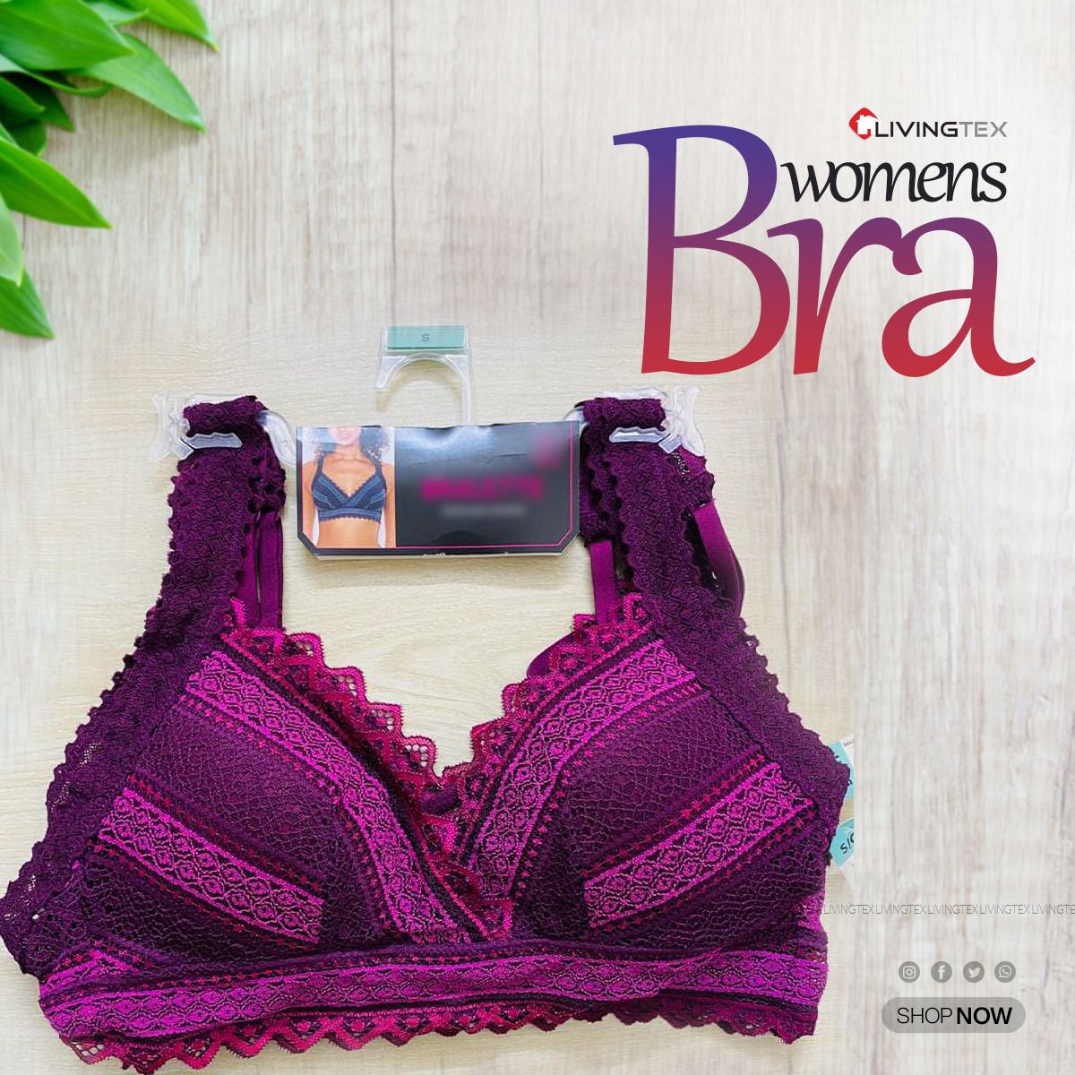 High Quality Women's Sexy Lace Bra / Comfortable Bra For Women / Smart sexy Bra for Women / Cotton Bra For Girls  _ Purple Color Bra For Women - Bra