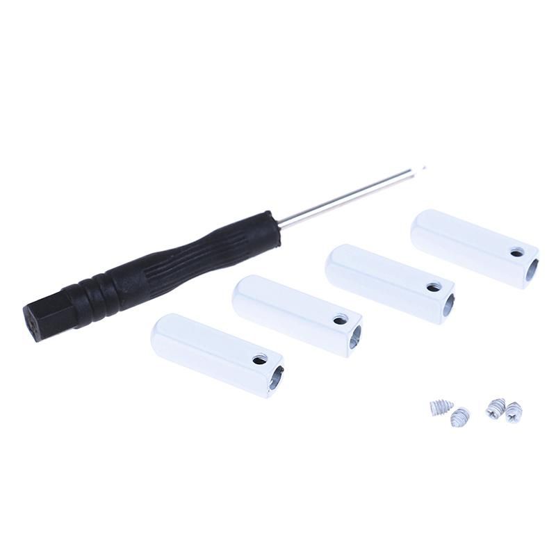 【ALLGOOD】9pcs/SetShoe Lace Buckle Tips Replacement Shoelace Sports Shoes White