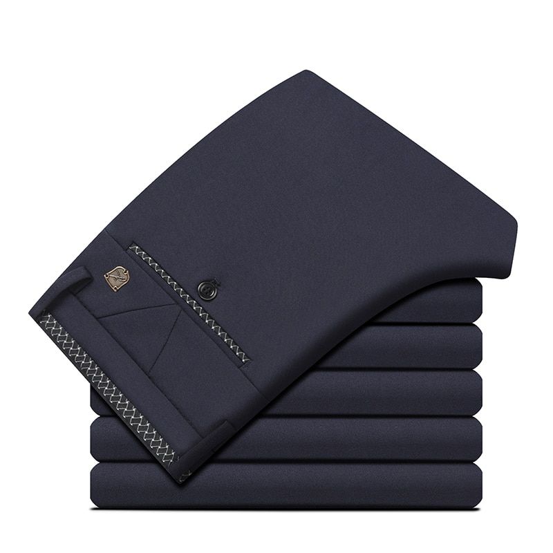 Men's Trousers, High-quality Stretch Dress Pants, Spring Straight Casual Social Pants, Men's Classic Pants, Men's Suit Pants