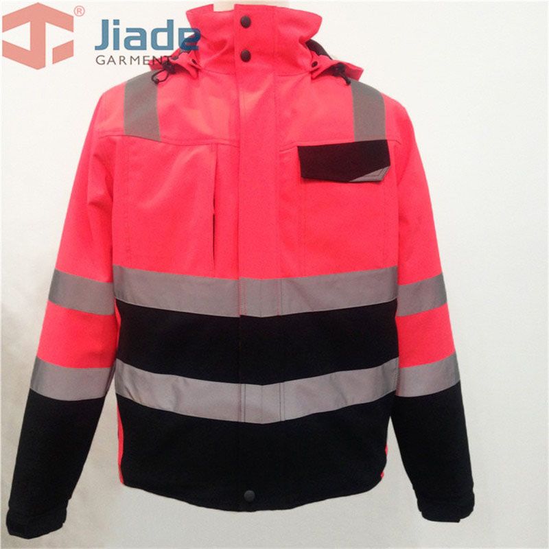 Men's Work Wear Winter Jacket Reflective High Visibility WinterJacket EN471/ANSI Waterproof Winter Jacket