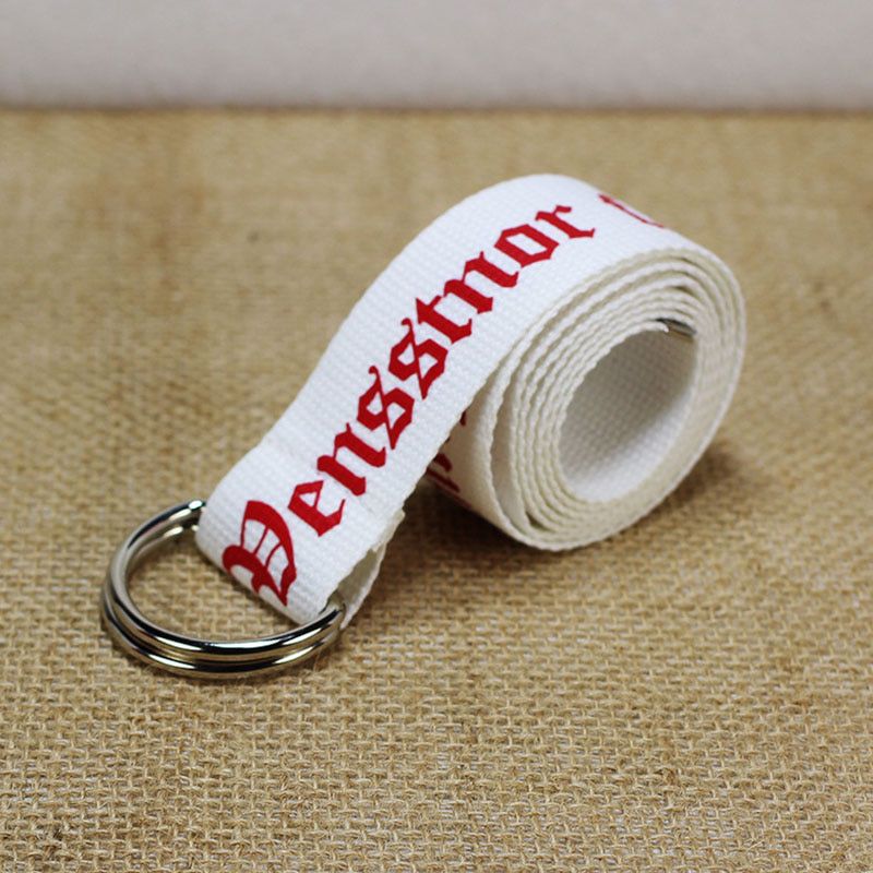 Best YBT Unisex Belt Canvas Alloy Double ring button Women Belt Cowboy Outdoor Sports High Quality Hot Selling Men Belt
