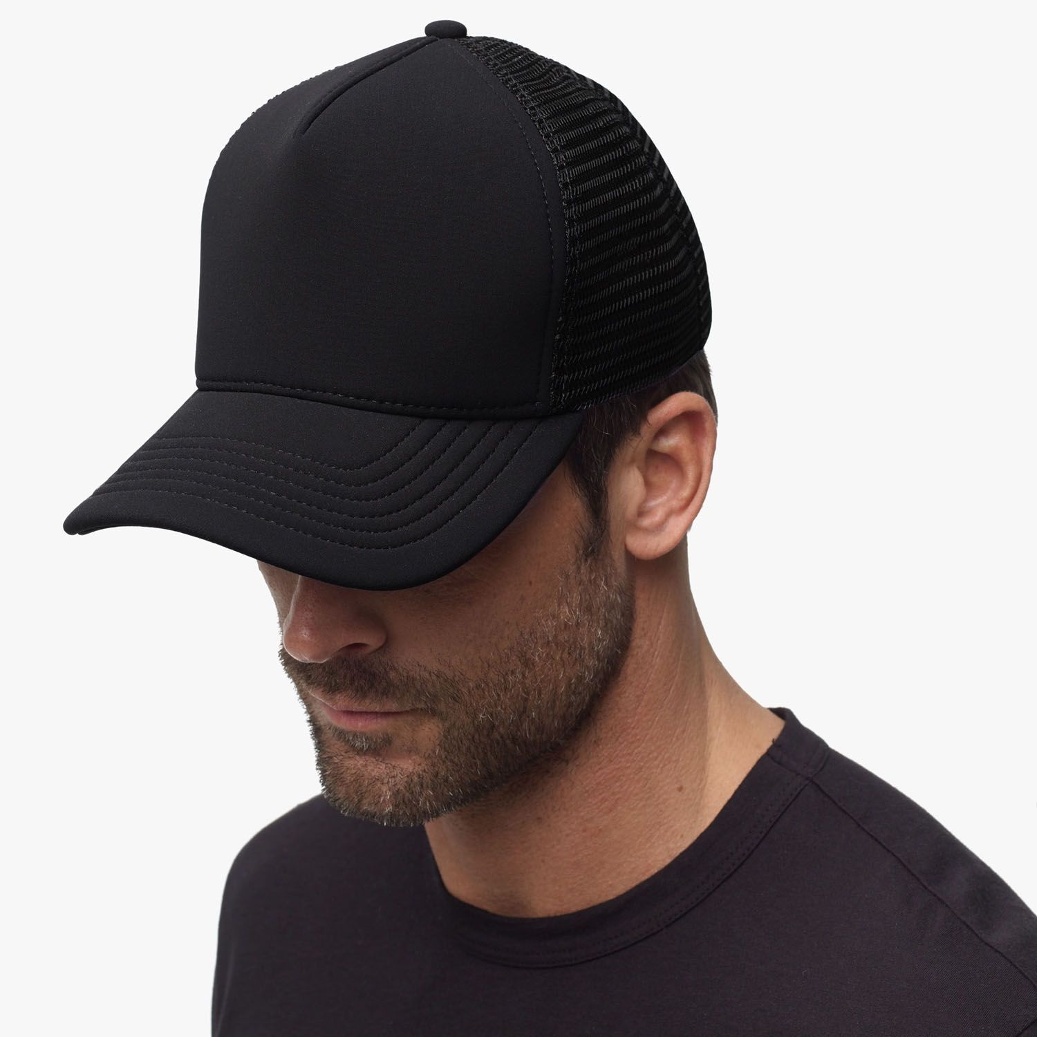 Black Baseball Cap Hat Sport Black Caps Hat for Men Black Cap