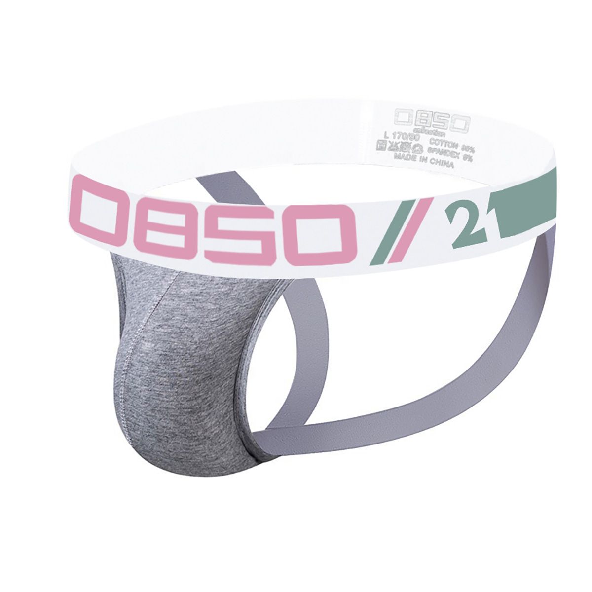 CMENIN BS (1 Pieces) LOGO Spandex Men Underwear thongs Mens Jockstrap Thongs And G strings CMENIN Comfortable Floral Innerwear BS3108