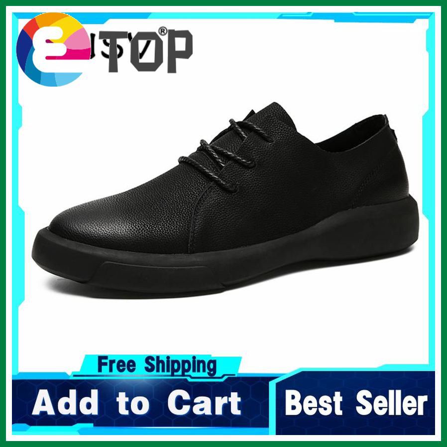 Formal Shoes for Men Fashion Big Size Cowhide Shoes Breathable Sweat-Absorbent Casual Leather Shoes