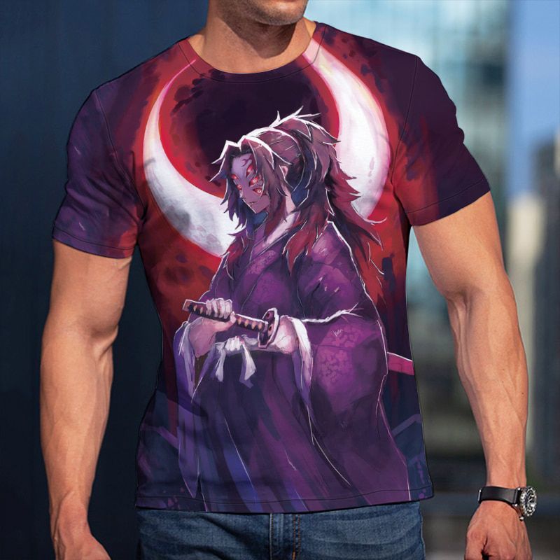 3D T-Shirt Demon Slayer Column Tshirts Men Women Children Short Sleeve Cool Tees Fashion Casual Summer Boy Girl Kids Streetwear