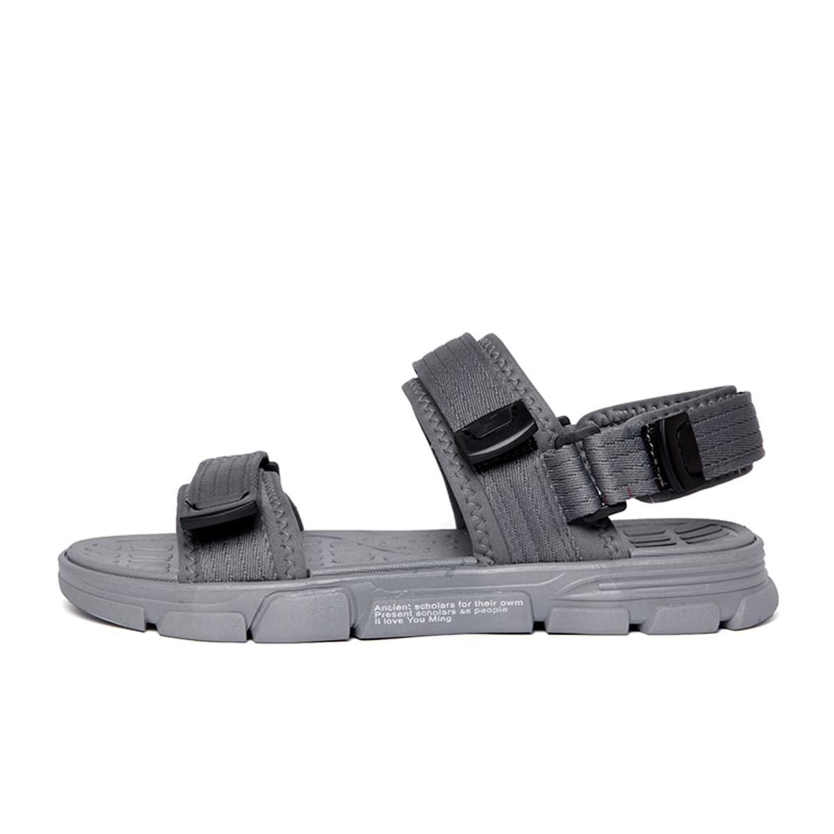 Simple Fashion Men Sandals Basic Solid Color Outdoor Beach Shoes Male Summer Lightweight Breathable Non-slip Man Casual Sandals