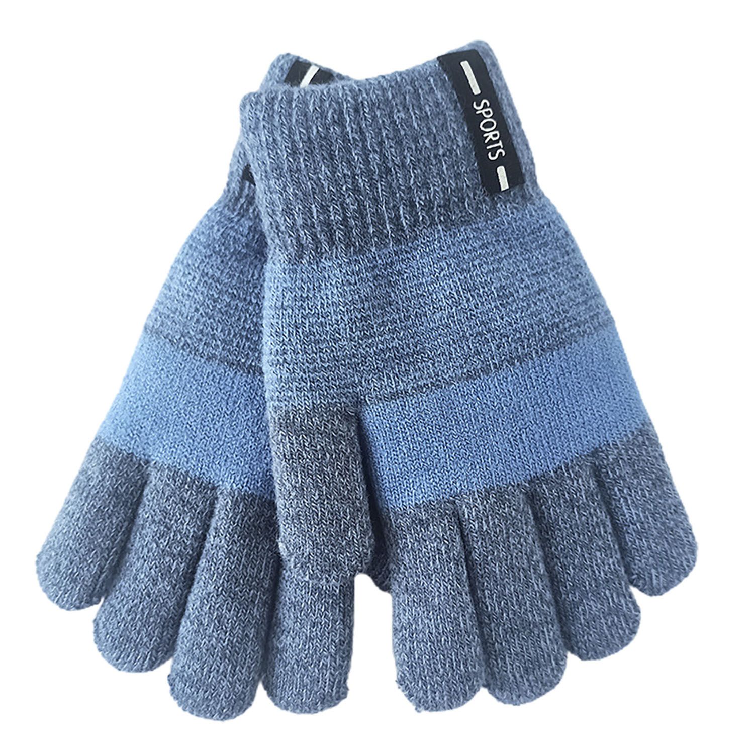 Warm Gloves Well-fitted Breathable Kid Knitted Winter Glove