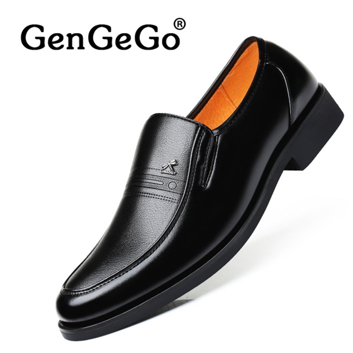 Brand Fashion Casual Men's Shoes, Business Comfortable Men's Leather Shoes