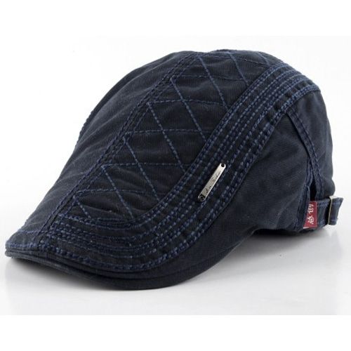 Men's Berets Boina Fashion Hat Masculina Plaid Style Gorro Casual Hats Cotton Boinas Solid Color Beret For Men Cap 5 Colors