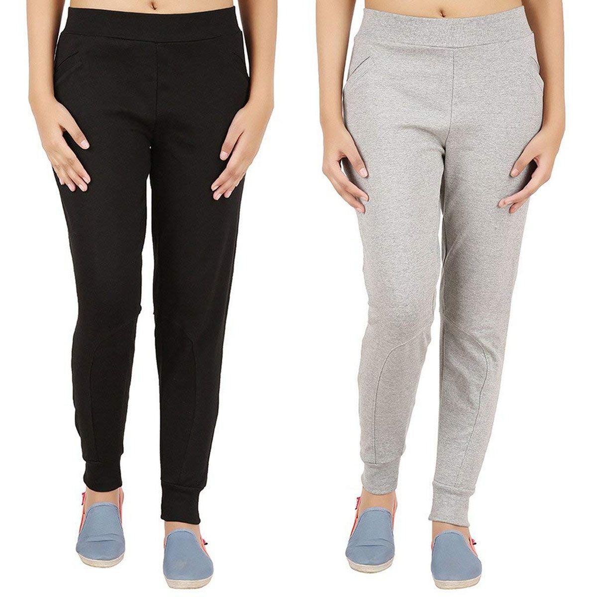 Pack of 2 Women's Modern Style Fit Trousers