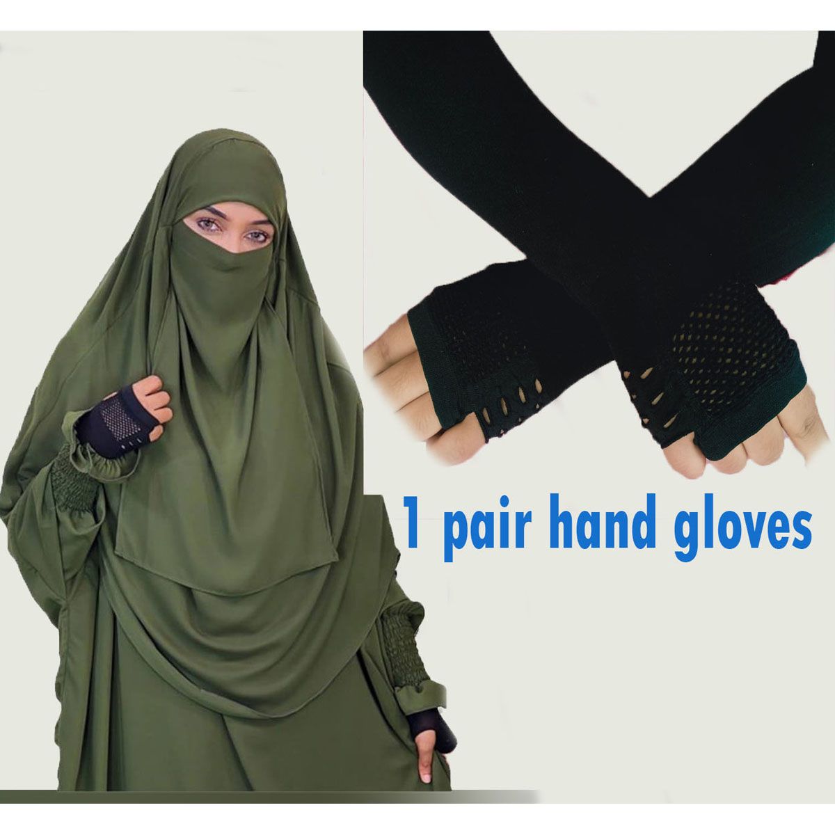 Fingerless Gloves for women High Quality Half-Finger hand gloves for women Black Skin