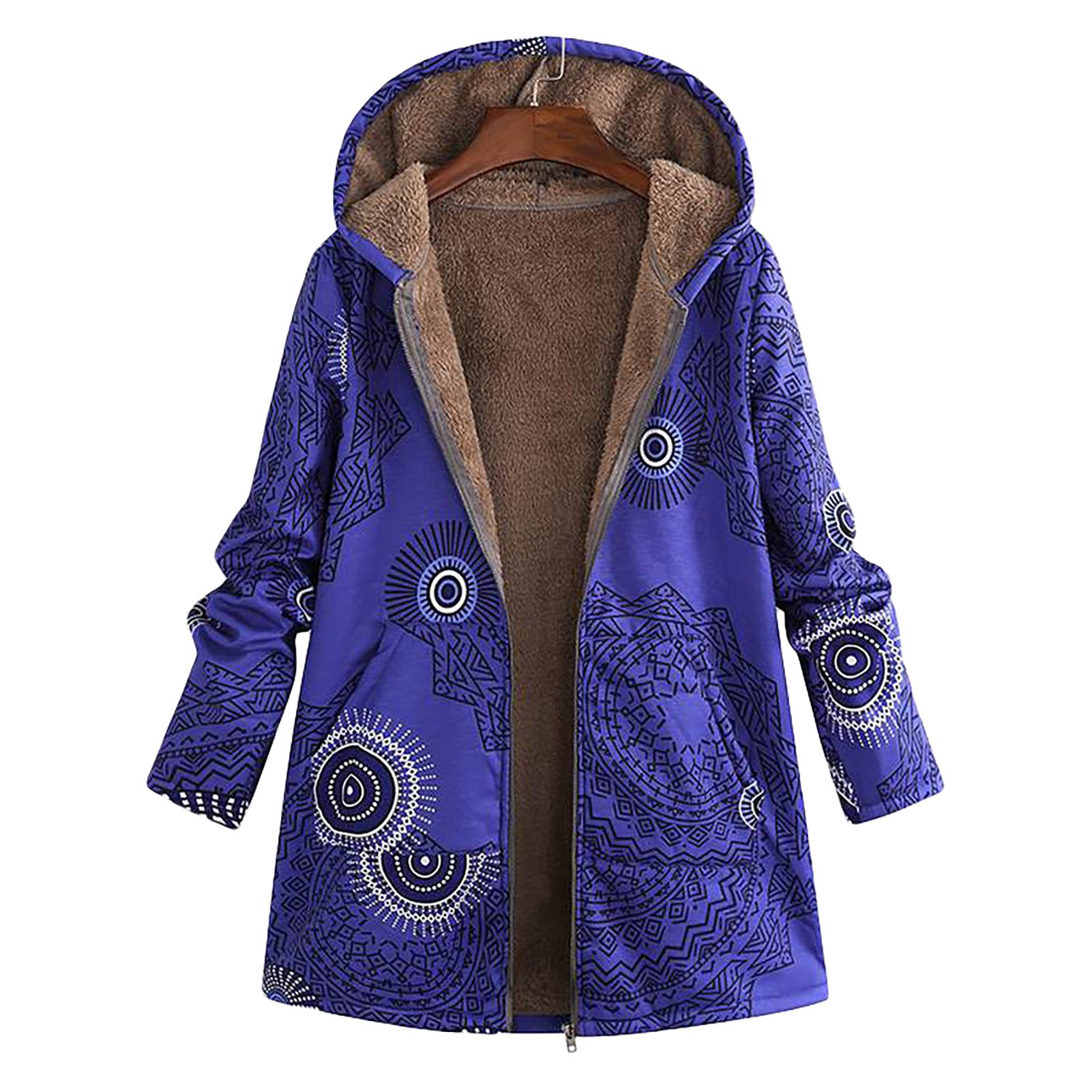 Coat Hat Cardigan Thick Loose Lady Coat