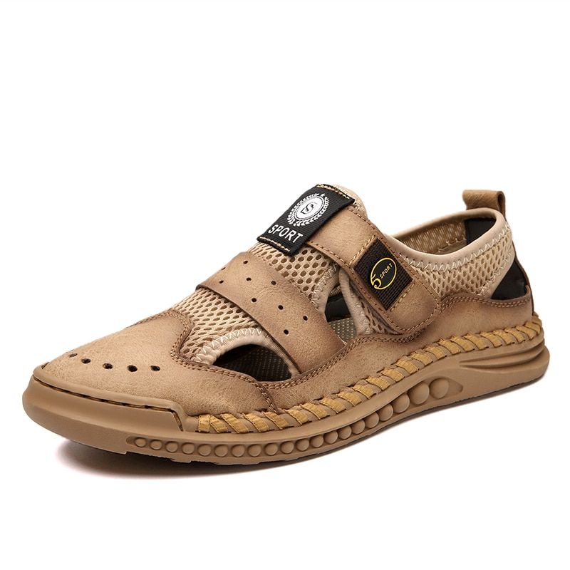 Brand New Summer Men Sandals Fashion Design Breathable mesh Casual Beach Shoes Men Soft Bottom Outdoor Sandals Big Size 38-46
