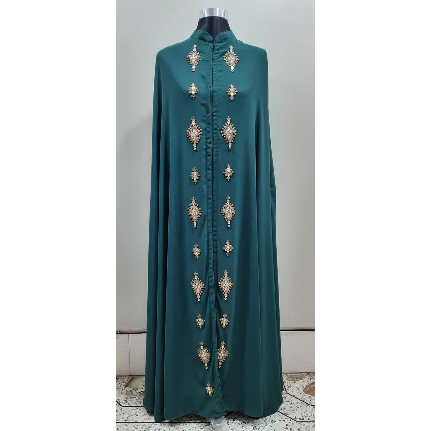 Pocket Sleve Fashionable Abaya Borka Blue Color