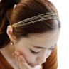 Multilayer Metallic Chain Elastic Band Hair Band Headband Women Hoop Headpiece