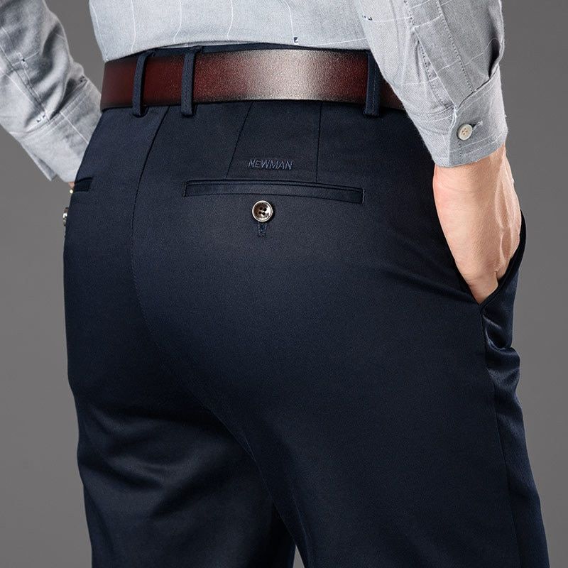 MRMT  2022   New Men's Trousers Casual Loose Straight Men Pants for Male Trouser Middle-aged Man High-waisted Trousers