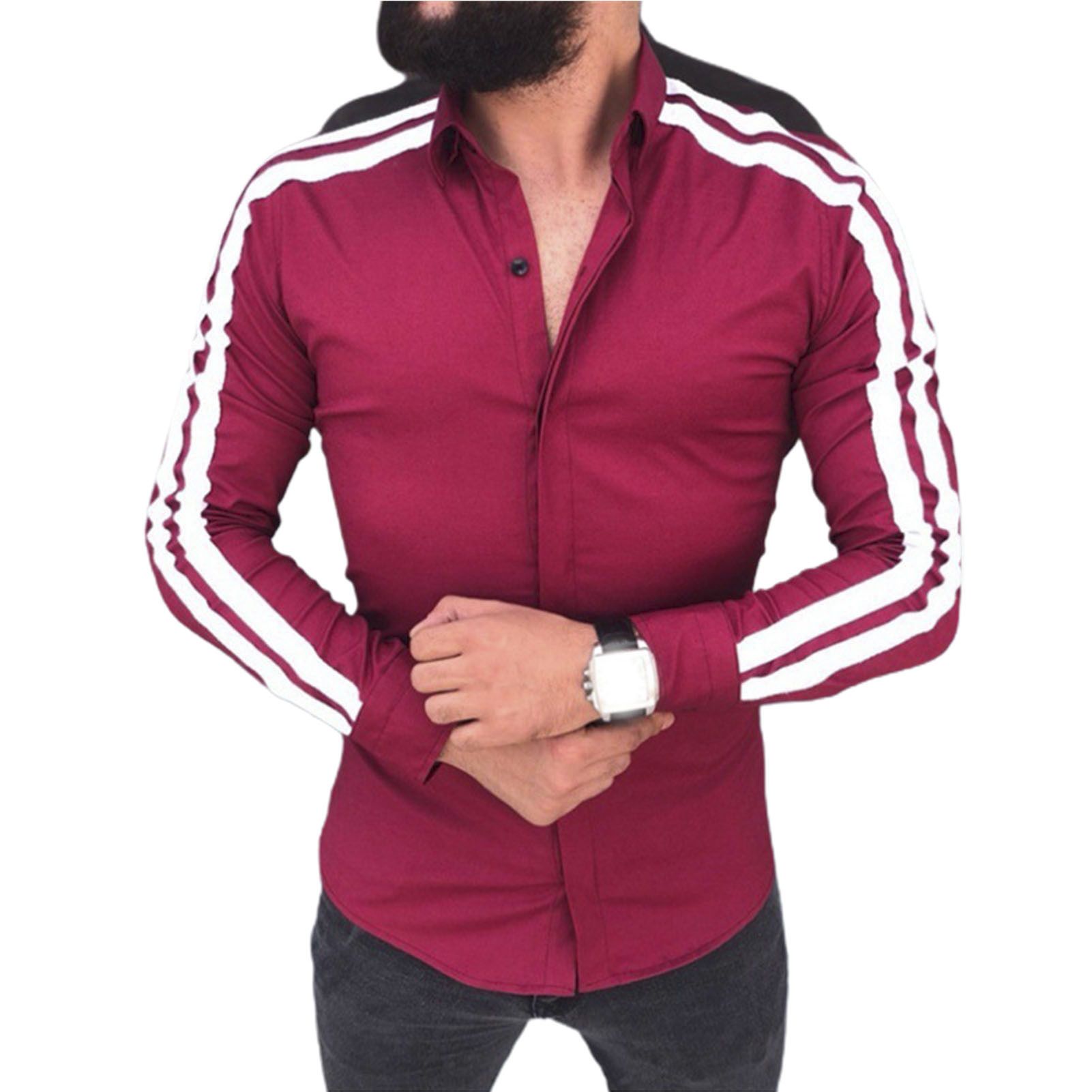 Autumn Shirt Exquiste Craftsmanship Slim Fit Male Autumn Shirt
