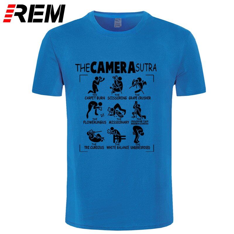 The Camera Sutra Photography  Hop Printed T Shirt Short Sleeve Gift T-Shirts Tshirts
