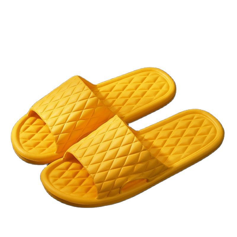 New Slippers Summer Floor Skid Proof Home Slippers Soft Indoor Couple Family Stripe Flat Bathroom Bath Sandal Slippers Women