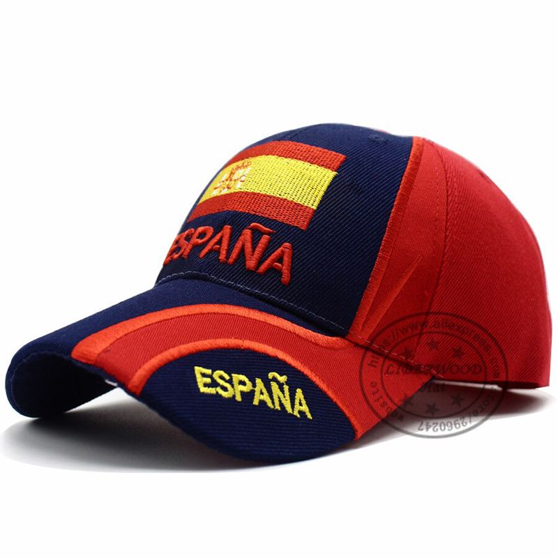 LIBERWOOD Brand hat Spain Espana Flag Casual fashion Baseball Cap Hats men women Embroidered Letter Adjustable Cap