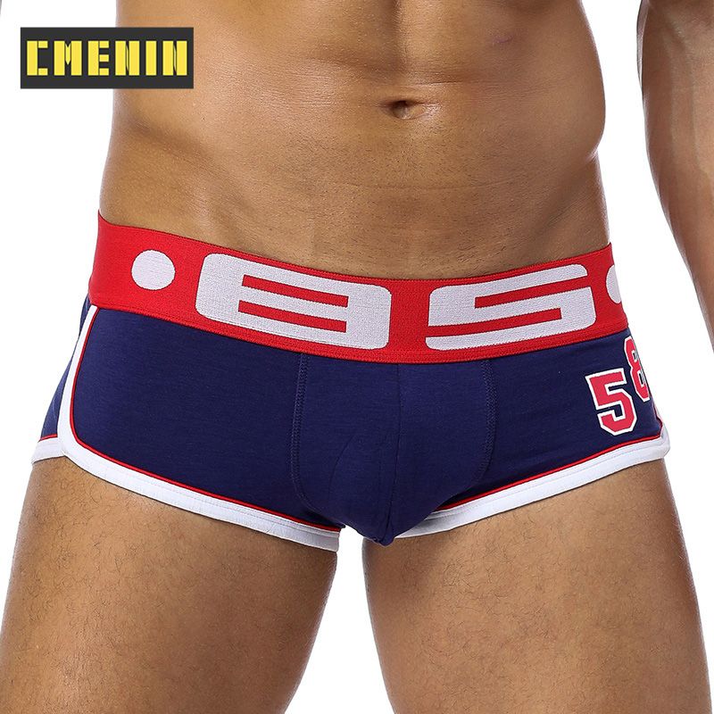 CMENIN Soft BS (1 Pieces) Patchwork Quick Dry Underwear Men Jockstrap 2021 New Briefs Mens Underpants Pouch BS68