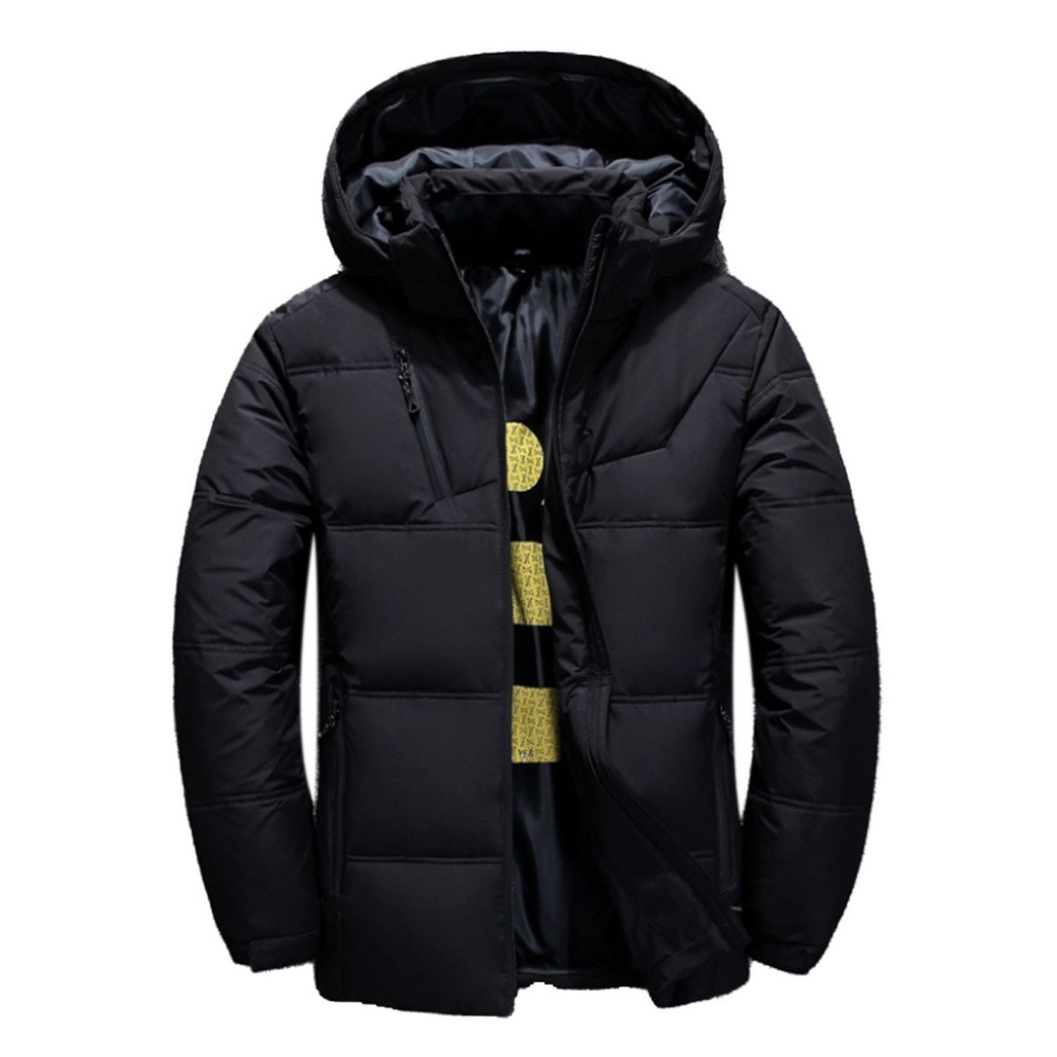 Winter Jacket Hooded Neck protection Down Coat
