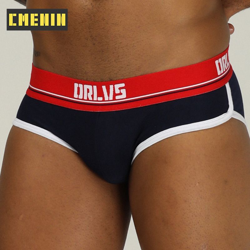 CMENIN Soft ORLVS (1 Pieces) 2022 Ins Style Breathalbe Men Underwear Briefs Cotton Comfortable Male Panties Innerwear Breathable Men's OR199