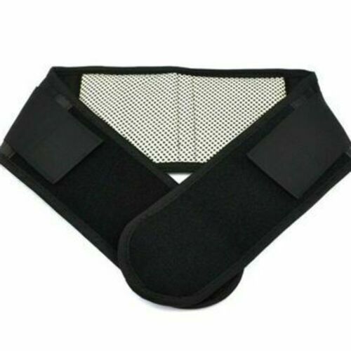 2020 New Fashion Magnetic Back Support Brace Belt Soft Body Protection Lumbar Lower Waist Double Adjust Pain Relief Unisex Belt