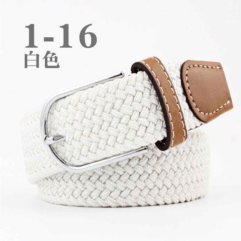 Top Fashion Men's Stretch Braided Elastic Waist Belt Buckle women Belt Waistband Waist Straps mens belts luxury
