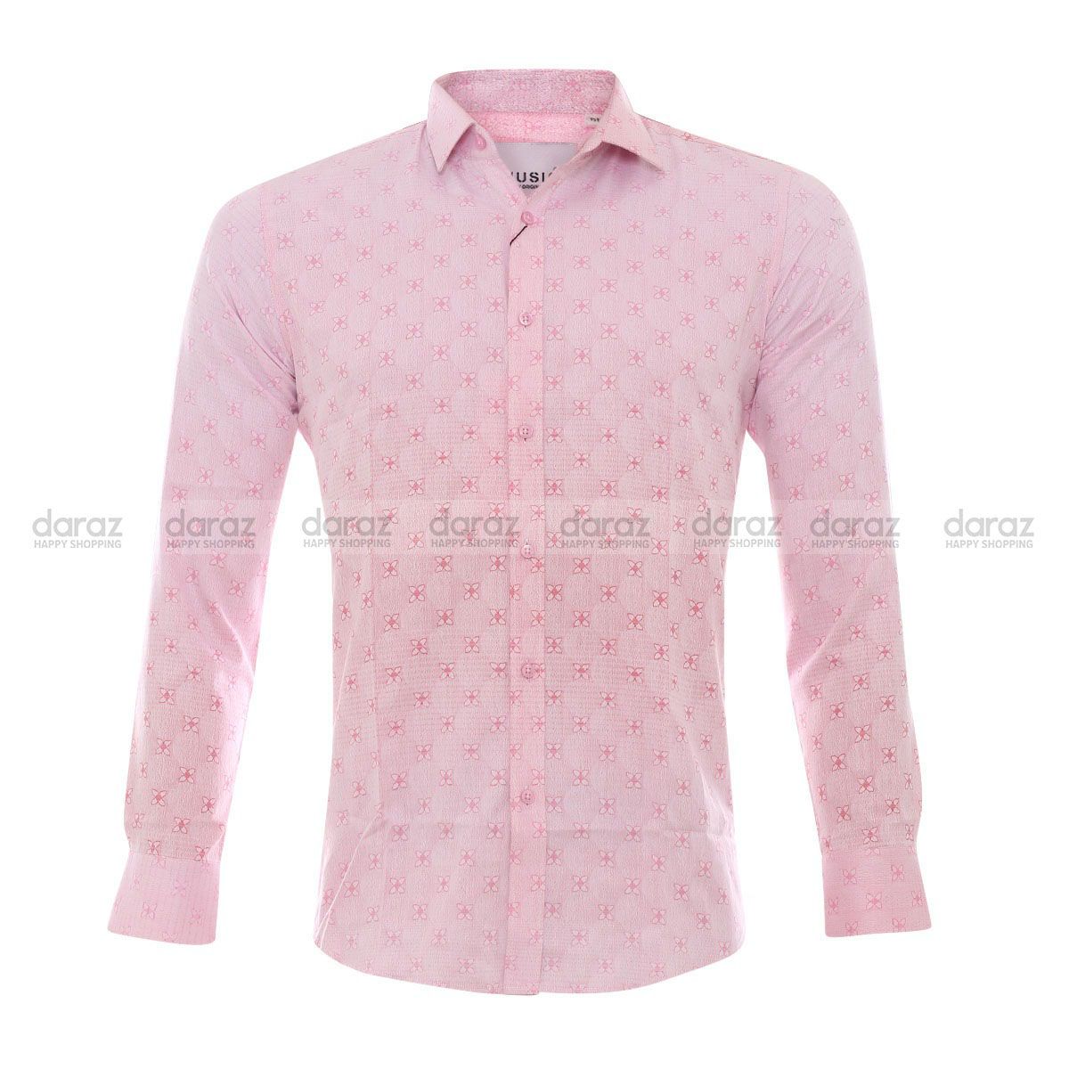 Cotton Long Sleeve Casual Shirt for Men MUSIC BR