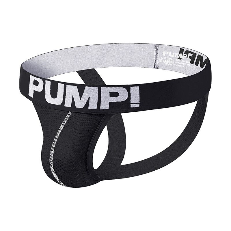 CMENIN PUMP (1 Pieces) Patchwork Mesh Men Underwear thongs Mens Jockstrap High Quality Thongs And G strings CMENIN Breathable Cartoon Innerwear H588