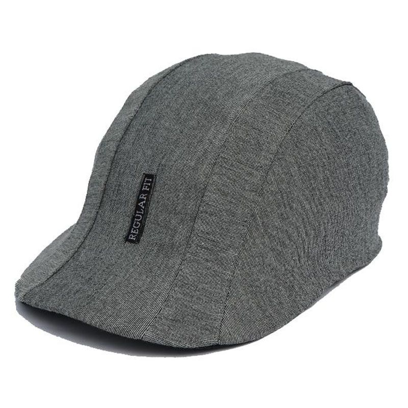 JMP Wonderful Fashion Men's Golf Flat Cap (Dark Grey)