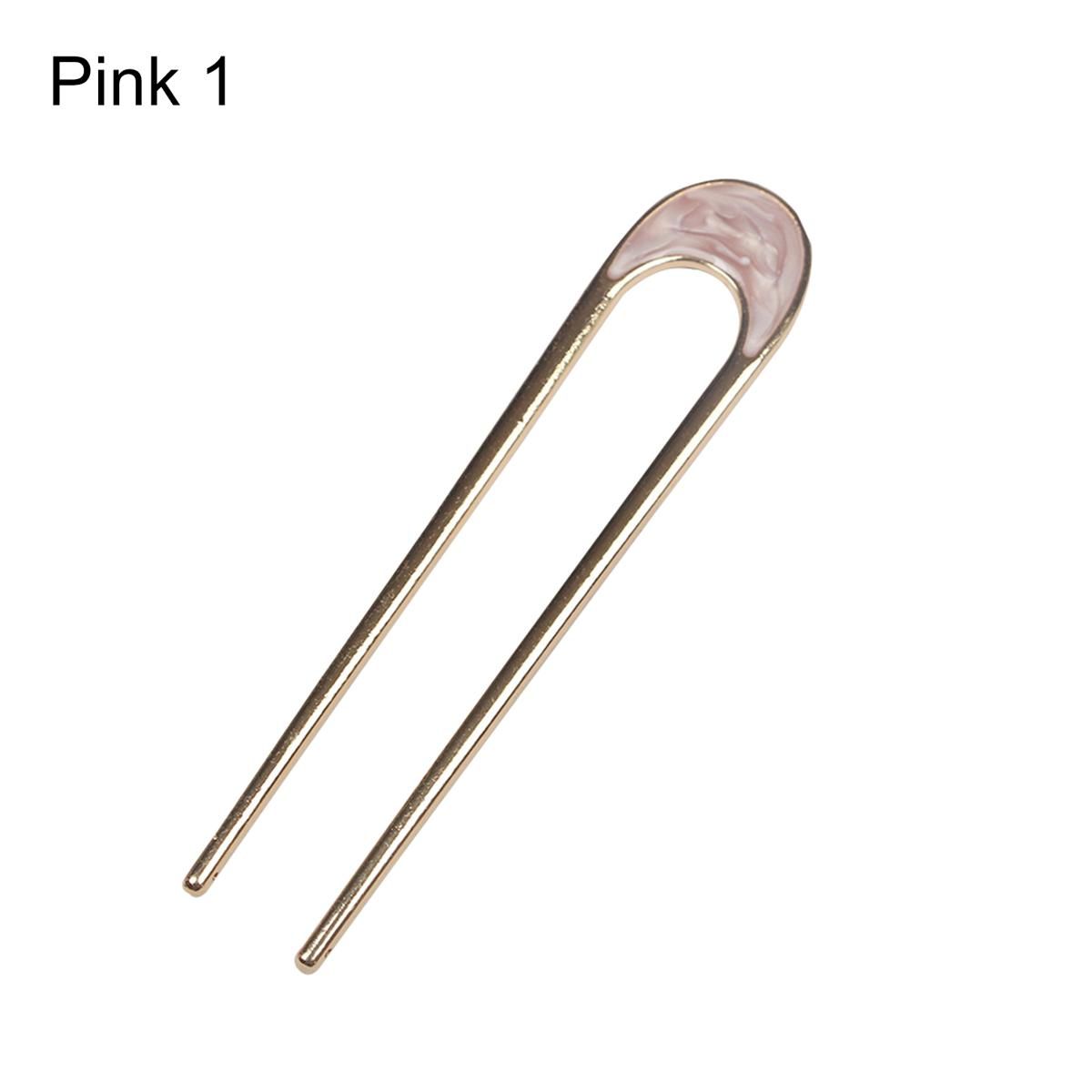 U-shaped Minimalist Hairpin Iron Bun Maker Fashion Hair Stick Hair Accessories