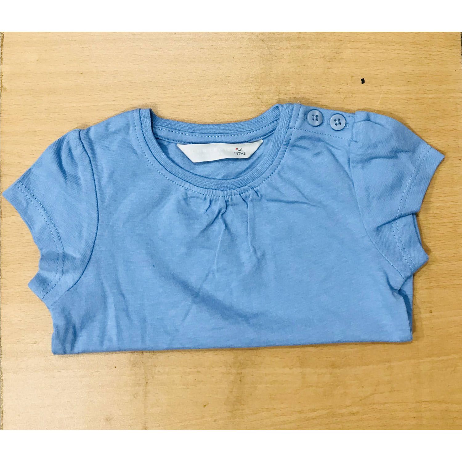 Export Quality Cotton T-shirt for Girls 0 to 12 Months - Tops For Girls