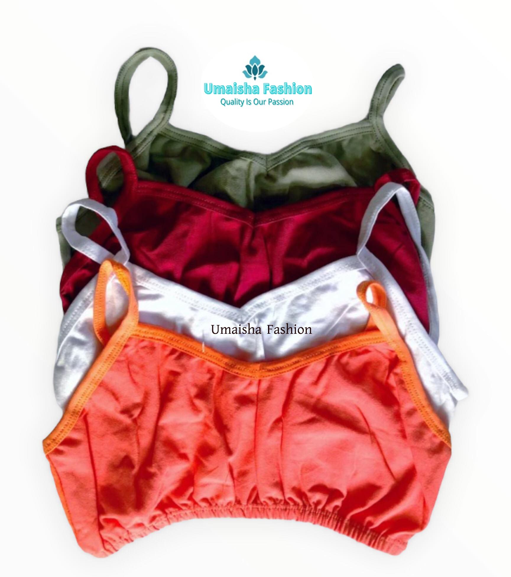 Combo Pack Of 4 Super Soft Cotton Bra For Girls - Bra - Bra - Bra For Girls - à¦¬à§à¦°à¦¾ - Bra For Girls