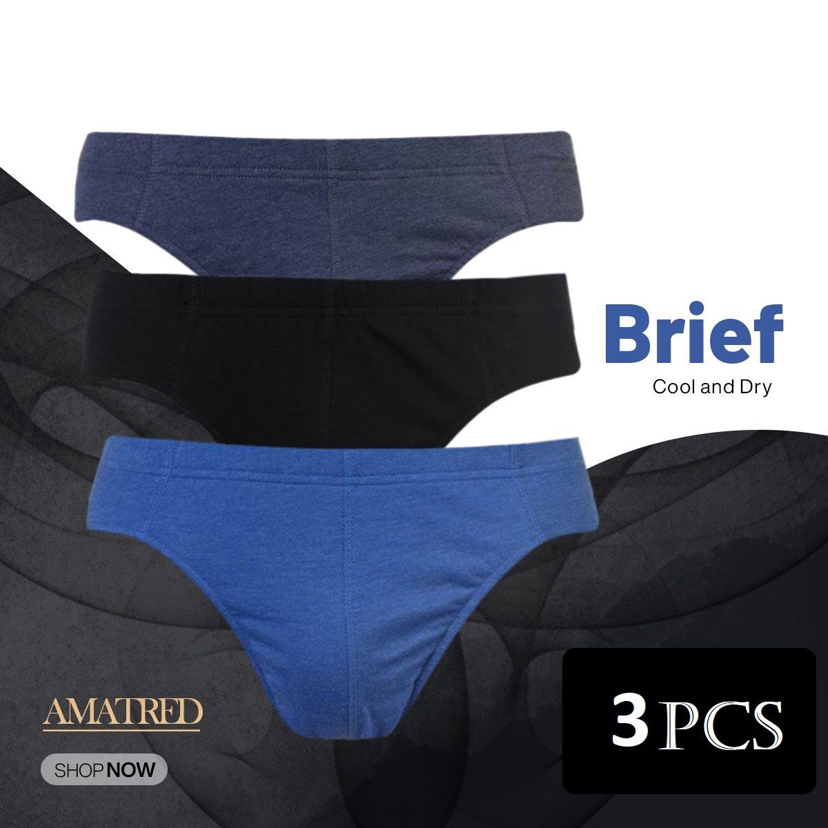 3 PCS BRIEF MEN UNDERWEAR