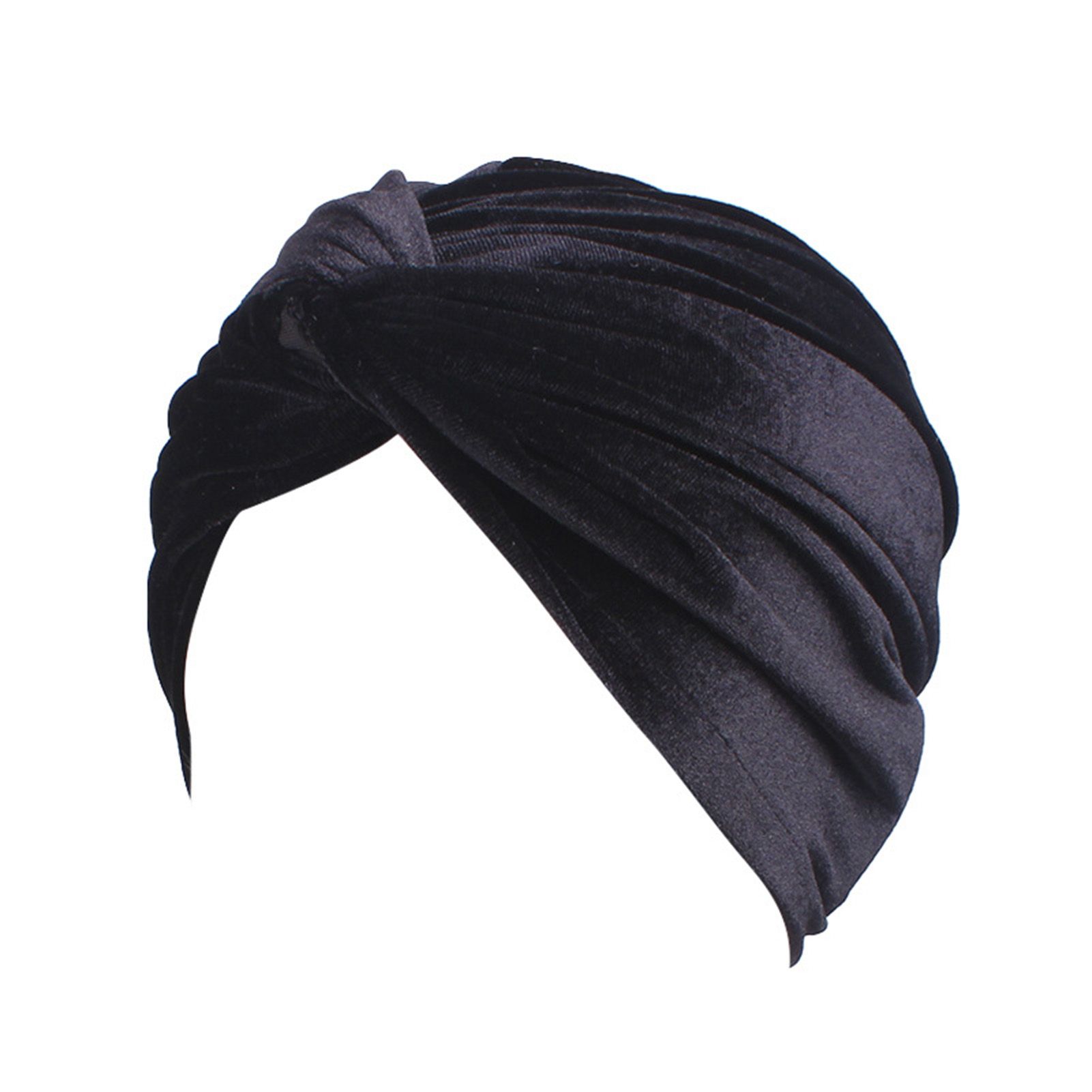 Beanie Hat Solid Color Stretchy Pure Color Beanie Headwrap